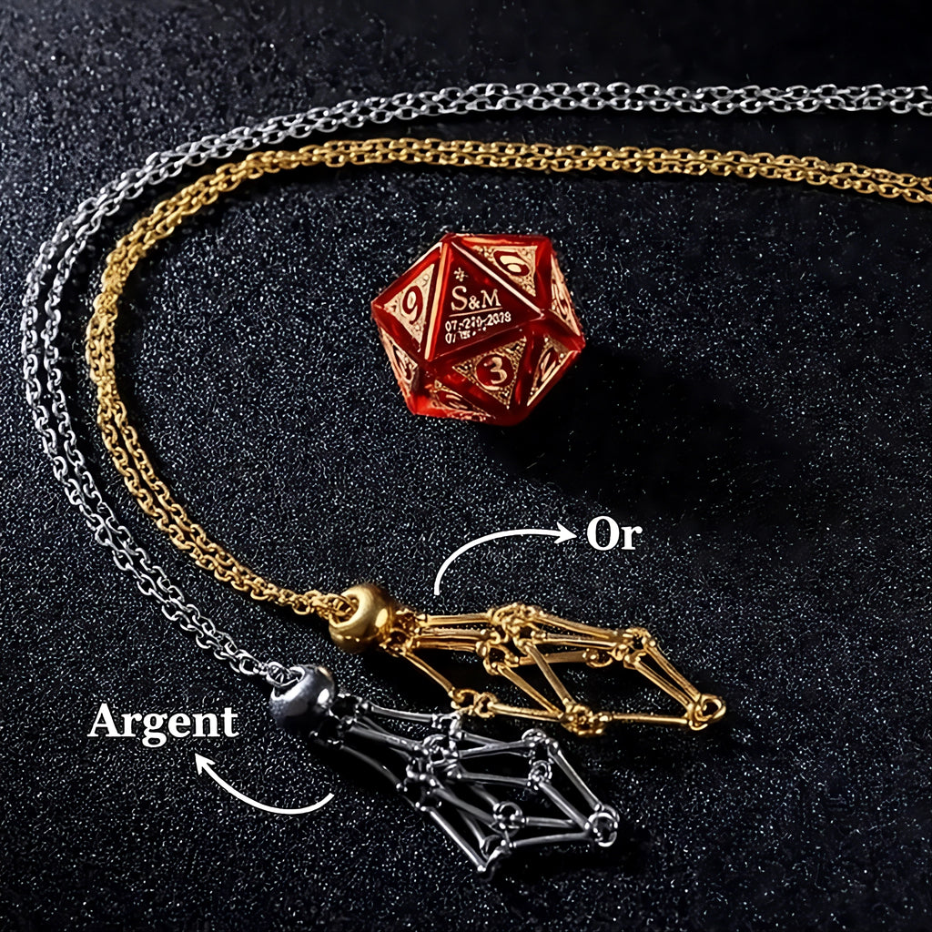 Dé D20 d’anniversaire personnalisé (Cadeau D&D unique)