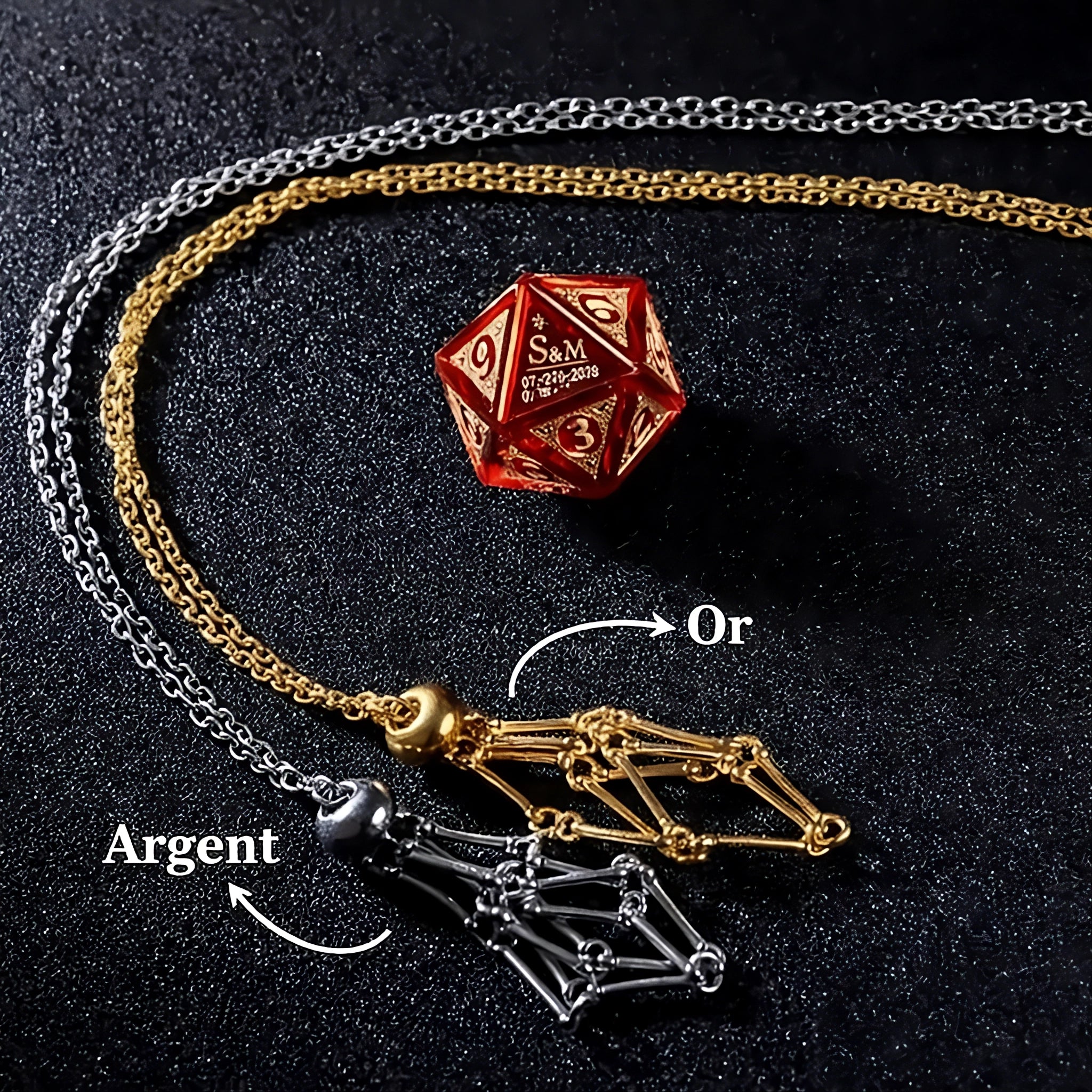Dé D20 d’anniversaire personnalisé (Cadeau D&D unique)